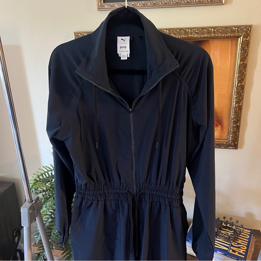 Goop x Puma Women's Windbreaker Jumpsuit in Dark Sapphire - Picture 8 of 12